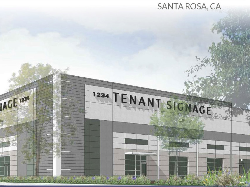 rendering of project Northpoint and Heritage Commerce Centers in Santa Rosa